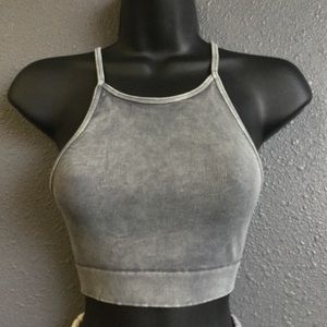 Flattering bra/workout top
